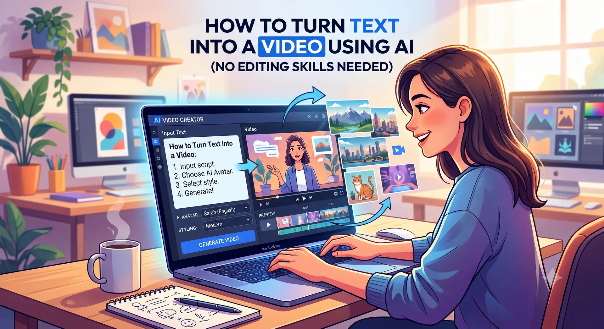 How to Turn Text Into a Video Using AI: A Complete Step-by-Step Guide